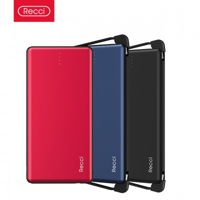 Recci best portable battery usb power bank 10000mah charger