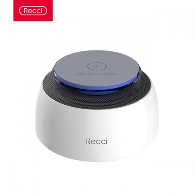 Recci popular Navete wireless charging speaker with wireless charger for mobile phone