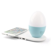 2020 New Arrival Wireless Phone Charger Fast Wireless Charger 3 in 1 with Bluetooth Speaker